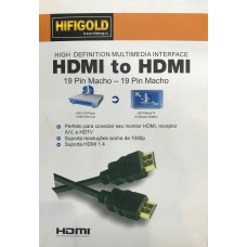 Кабель HDMI-HDMI HIFI GOLD 5 метров