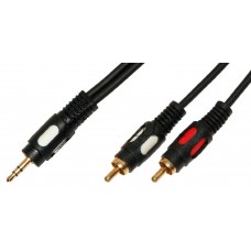 Аудио кабель Jack 3,5 - 2RCA Premier 5-134 (1.5м)