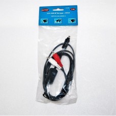 Шнур шт mini USB 8P FLAT type - 2 RCA plastic -nickel, 1.5 м