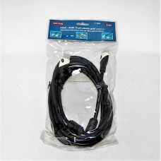 Шнур A/V HDMI - HDMI plastic -gold Ø -7.5 mm, фильтр 3.0 м
