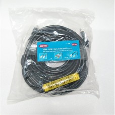 Шнур A/V HDMI - HDMI plastic -gold FULL HDMI 1080P version 1.4 Ø -8.0 mm, 25,0 м с усилителем
