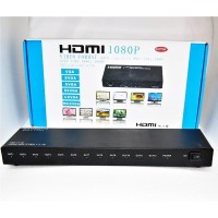 Разветвитель HDMI 1,3 1080P, FULL HD, 3D 1 вход -12 выходов (активный c усилителем) 
