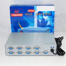 Разветвитель VGA  1 вход - 8 выходов активный с усилителем  150 MHz