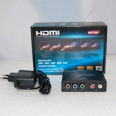Конвертер вход HDMI - выход YPbPr (video 3*RCA) + 2*RCA (audio) DC 5v