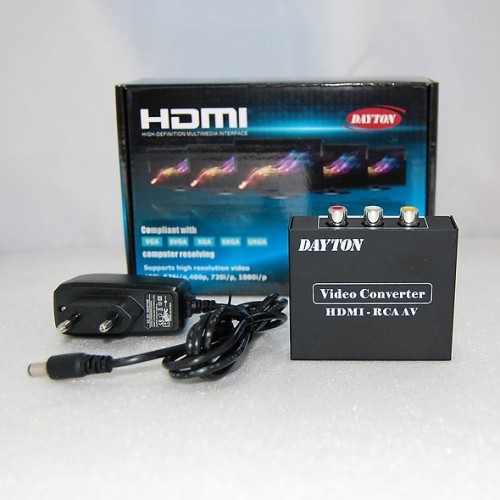 HDMI2AV видео конвертер HDMI-RCA AV поддержка HD 1080 P NTSC PAL