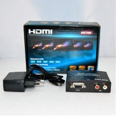 Конвертер вход VGA (video) +2*RCA (audio) - выход HDMI DC 5v