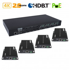 HDMI 2.0 матрица 4x4 с удлинением по UTP с HDBase-T / Dr.HD MA 445 FBT 70																																																																																																						
