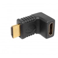 Переходник HDMI (шт) - HDMI (гн) угловой V-Studio