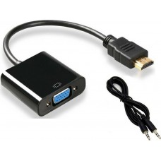 Переходник видеоконвертер вход HDMI - выход VGA + Audio L/R (2 RCA) V-Studio
