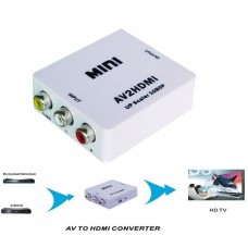Переходник видеоконвертер вход Video + Audio L/R (2 RCA) - выход HDMI V-Studio