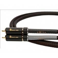 Кабель межблочный аудио Silent Wire NF5, RCA, with ground-wire, Phonocable, 2x0,8 м