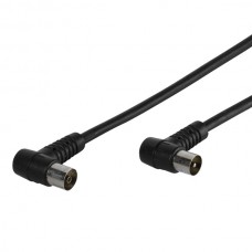 Антенный кабель 90db Vivanco 48038 чёрный угловой 1,5 метра