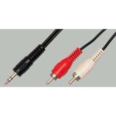 Аудио кабель Jack 3,5 - 2RCA Premier 5-034(1,5м)