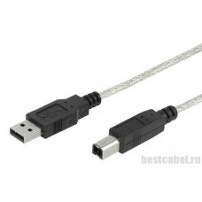 Кабель Vivanco 45230 USB 2.0 А -> В, 3.0 м